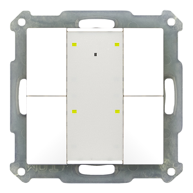 MDT BE-TA55P4.01 Taster Plus 55mm UP reinweiß matt 4-fach