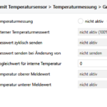 Parameter Temperatur