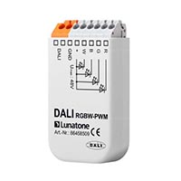 LUNATONE 86458509 DALI RGBW-PWM LED Dimmer 12V bis 24V DC 8A