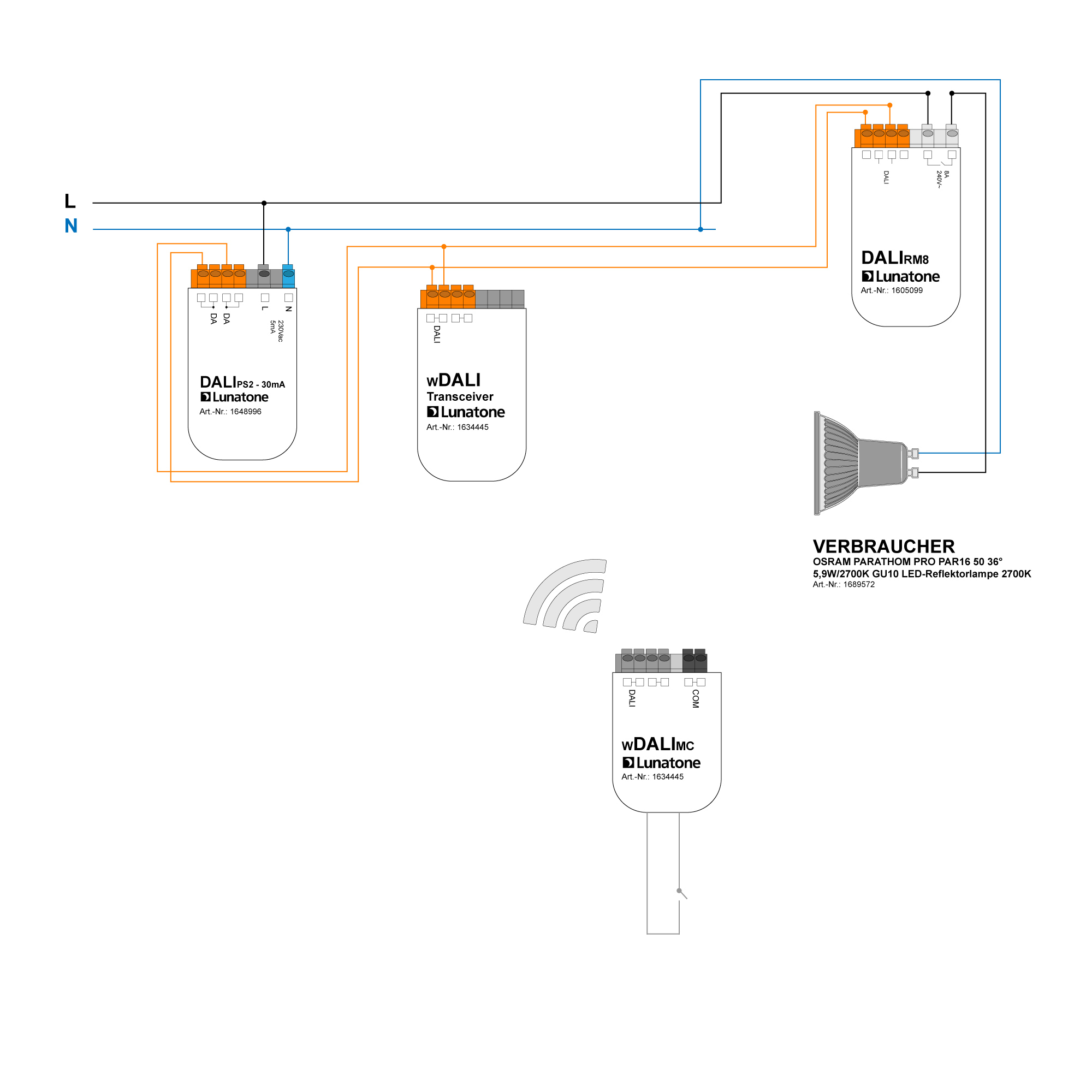 Berker Dali Dimmer Schaltplan - Wiring Diagram