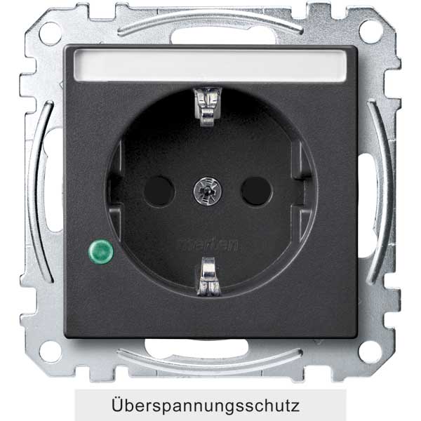 MERTEN MEG2305-0414 SCHUKO-Steckdose System M | Überspannungsschutz