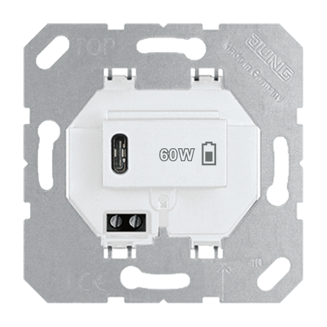 JUNG USBPD60CWW USB-Ladegerät | 60 W, 1 x USB-C