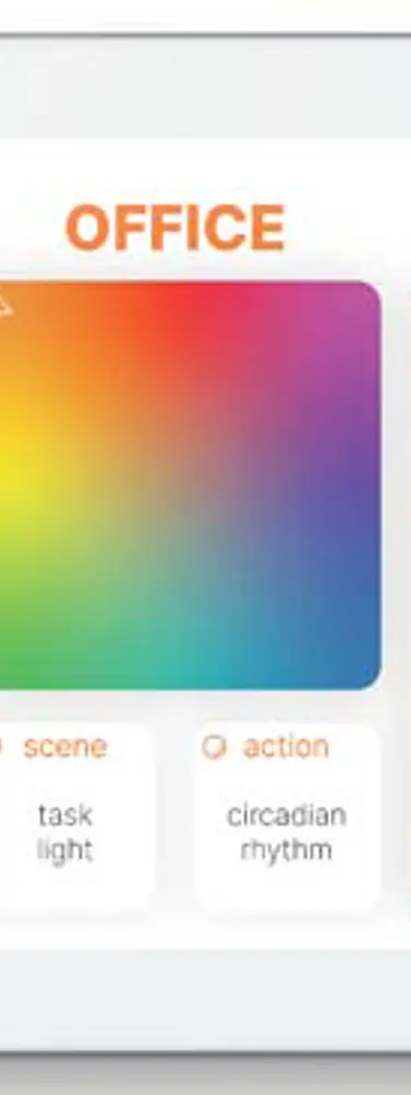Das Bild zeigt das LUNATONE 86456840-W DALI-2 Touchdisplay