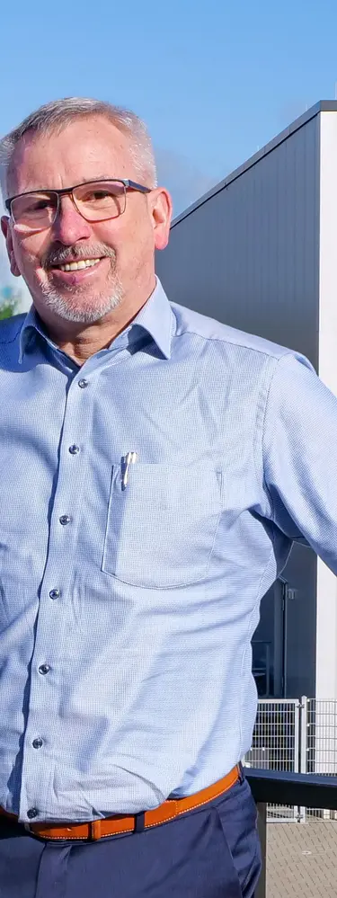 Auf dem Bild sind die Geschäftsführer Michael Möller und Dirk Löding von Voltus zu sehen.