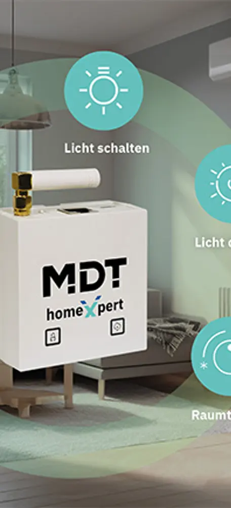 Exklusiv: MDT homeXpert Server - dein kabelloser Einstieg ins KNX Smart Home