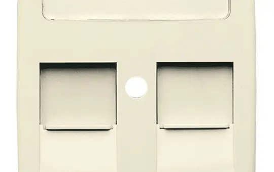 BUSCH-JAEGER Modular-Jack-Abdeckung Duro 2000 