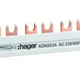 HAGER Phasenschiene 2-polig 