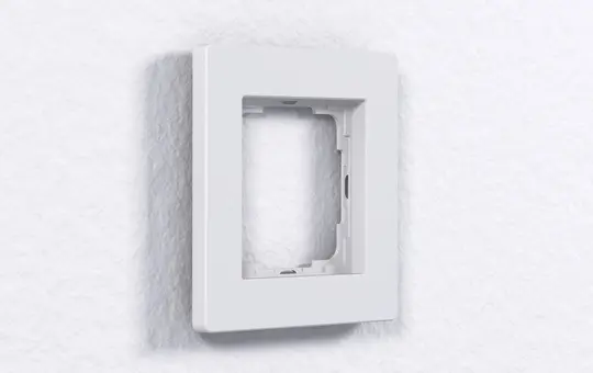 ENERTEX Aluminium-Abdeckrahmen für 55er-Systeme 