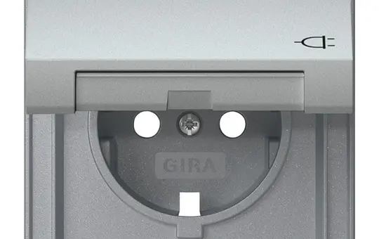 GIRA Abdeckung SCHUKO-Steckdose TX_44 