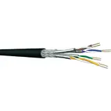 DRAKA UC900SS23/14P Datenleitung Cat. 7 Erdverl. (1000 MHz) Meterware | schwarz | 4x2x23 AWG