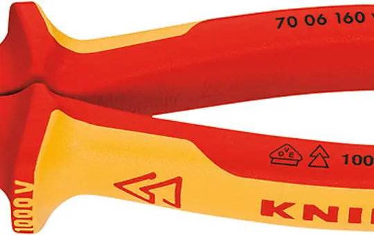 KNIPEX 7006160 Seitenschneider VDE-Seitenschneider | 160 mm