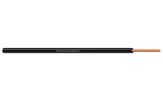 PVC-Aderleitung starr H07V-U 2,5 sw Ri.100 Ring 100 m | schwarz | 2,5 mm²