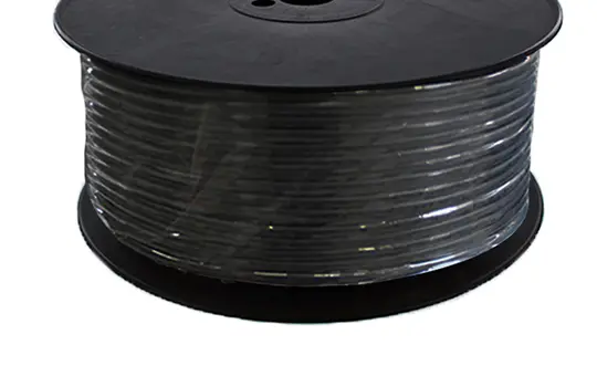 Lautsprecherkabel 2,5 mm² 2X2,5/0,20sw/rt Sp.100 Spule 100 m | schwarz/rot | 2x2,5 mm²