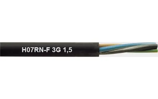 Gummischlauchleitung bis 750 V mit PE H07RN-F3G1,550mRing Ring 50 m | 3G1,5 mm²