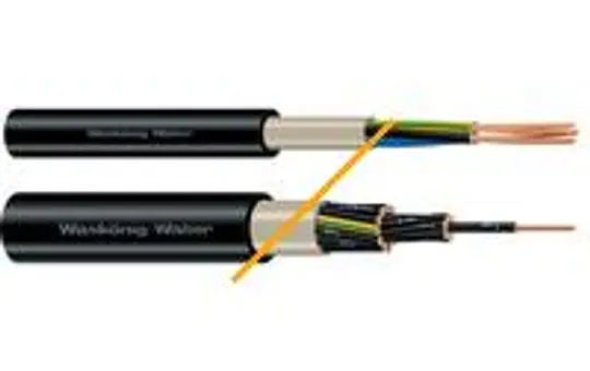 Starkstrom-Erdkabel NYY-J 3x6 RE Mt 6 mm² Meterware | 3x6 mm²