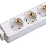 BACHMANN 387.270S Steckdosenleiste SELLY 3-fach | weiß | 1,50 m