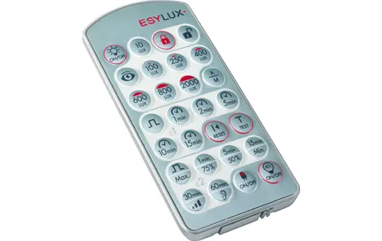 ESYLUX EM10425509 IR-Fernbedienung Serie MD / PD