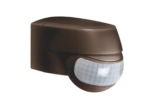ESYLUX EM10025327 Bewegungsmelder MD 200°, 20 m, Wandmelder | braun