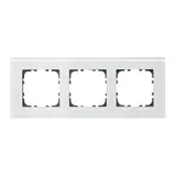 MDT BE-GTR3W.01 Abdeckrahmen Glas Sortiment 55 3-fach | glas weiß