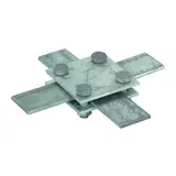 DEHN 318033 Kreuzstück o. Zwischenplatte St/tZn Flachleiter | 30 x 30 mm
