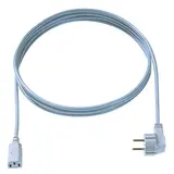 BACHMANN 351.974 Kaltgeräte-Zuleitung 3G0,75 mm², unverpackt | grau | 2,00 m