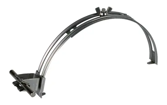 DEHN 206809 Dachleitungshalter verstellbar Bauhöhe 20 mm V2A 15 mm Haltekrallen | edelstahl | 180-280 mm