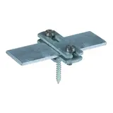 DEHN 286030 Flachbandhalter St/tZn Langloch m. Schraube | 30x3,5 mm