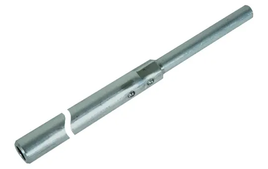 DEHN 103410 Rohrfangstange m. Verjüngung 16 / 10 mm AlMgSi | 1,5 m