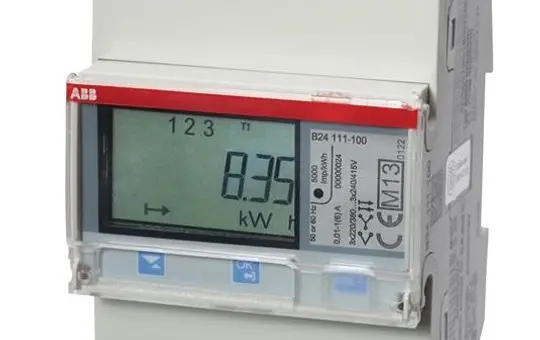 ABB B24111-100 Messwandlerzähler CT Impulsausgang Infrarot, stahl