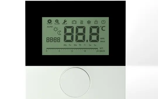 MÖHLENHOFF 130568 Raumtemperaturregler Alpha Control | weiß/schwarz