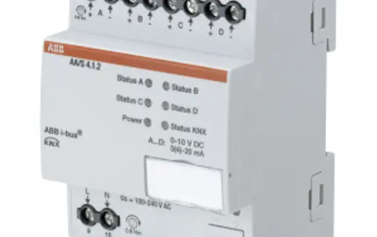 ABB AA/S4.1.2 KNX-Analogaktor 4-fach, Hutschiene