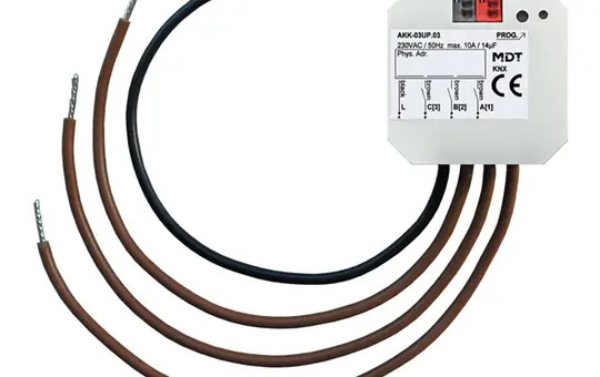 MDT AKK-03UP.03 KNX-Fan-Coil_Aktor Kompakt UP 3-fach