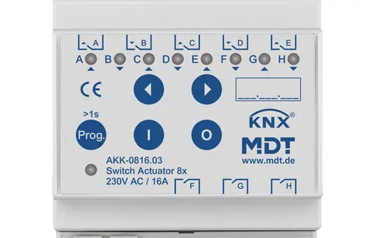 MDT AKK-0816.03 KNX-Schaltaktor Kompakt 8-fach