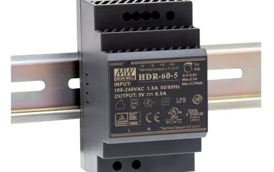 MEANWELL HDR-60-24 HDR 24 V Schaltnetzteil 60 W