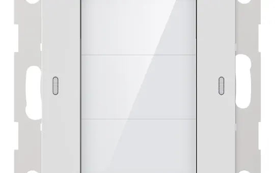 GVS ADV-02/02.2.00 KNX-Tastsensor ADVANCE+ 1-fach | weiß glänzend