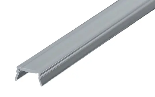 LED PROFILELEMENTE 1900.3 Kunststoffabdeckung 2 m für 12,5 mm Gipsprofile | klar