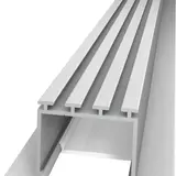 LED PROFILELEMENTE 1801 Kunststoffabdeckung 2 m für L24, M24 und S24 | satiniert