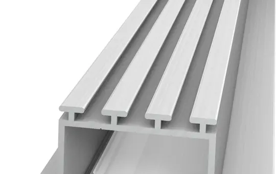 LED PROFILELEMENTE 1801 Kunststoffabdeckung 2 m für L24, M24 und S24 | satiniert