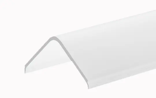 LED PROFILELEMENTE 1803 Kunststoffabdeckung 2 m für E45 | satiniert