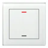 MDT BE-GTL10W.01 KNX-Glastaster II Light 1-fach, neutral | glas weiß