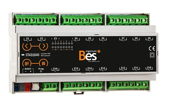 BESKNX CT431640 KNX-Universalaktor 16 A elektr. Tasten 16-fach