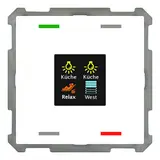 MDT BE-TAS63T4.01 KNX-Tastsensor Smart 63 Temp.-/Feuchtsensor