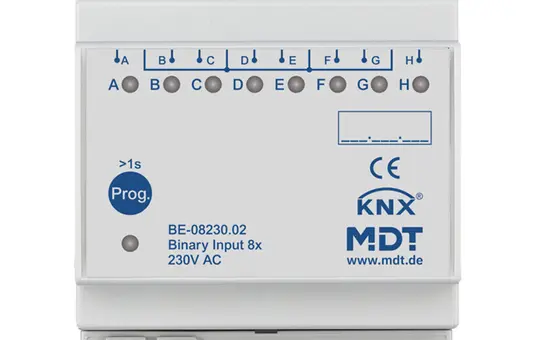 MDT BE-08230.02 KNX Binäreingang 230 V 8-fach
