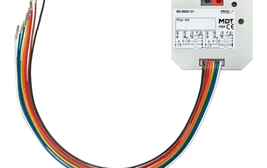 MDT BE-06001.02 KNX Tasterschnittstelle UP potentialfrei 6-fach
