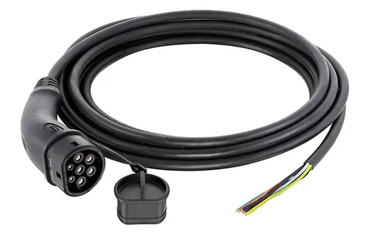 HARTING 8803758888881A1 Ladekabel 11 kW Typ 2 auf offene Adern | 7,5 m