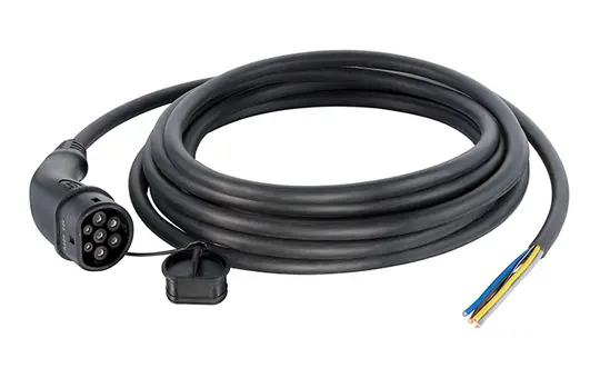 HARTING 8813758888881A1 Ladekabel 22 kW Typ 2 auf offene Adern | 7,5 m