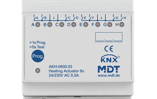MDT AKH-0800.03 KNX-Heizungsaktor 8-fach