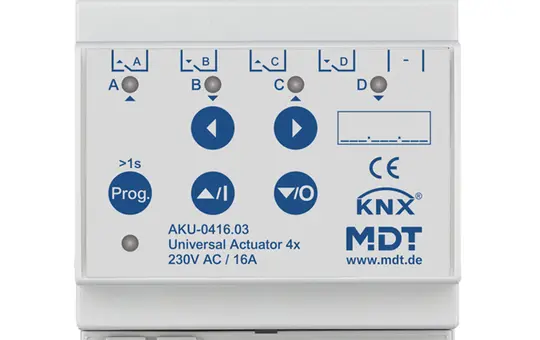 MDT AKU-0416.03 KNX-Universalaktor 4-fach