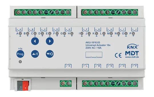 MDT AKU-1616.03 KNX-Universalaktor 16-fach