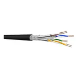 DRAKA 60026558 Datenleitung Cat. 7 Außenbereich (1000 MHz) Meterware | schwarz | 4x2x23 AWG